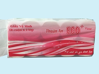 Giấy vệ sinh Ecosilk Hồng 10  -  ECOH10